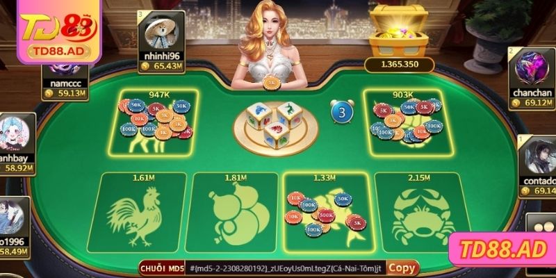 Giới thiệu về bầu cua TD88 hấp dẫn nhất 