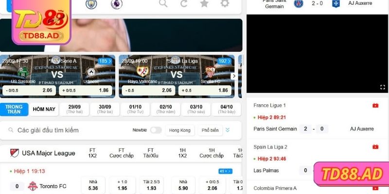 Đôi nét hấp dẫn về kèo 1x2 TD88
