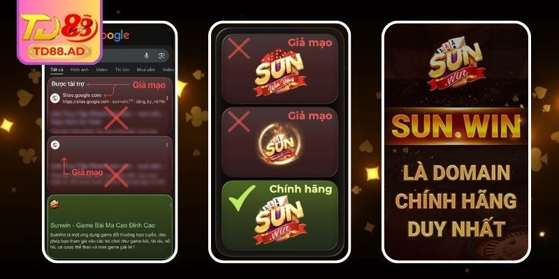 Cổng Sunwin Giả: Cảnh Báo Rủi Ro Lừa Đảo Người Chơi 2 Sunwin thật được phân phối qua nền tảng uy tín